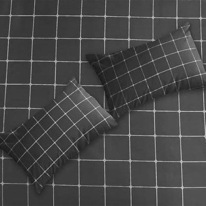 Lazzaro Double Duvet Set - Premium Microfiber Reversible Double Duvet Cover (200 x 200 cm) 3 PCs - Ultrasoft Hypoallergenic Luxury Quilt Cover Bedding Sets with Zipper Closure