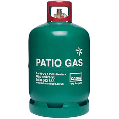 Patio Gas Regulator 27Mm Clip On With 1M Hose + 2 Clips Fits Calor/Flogas