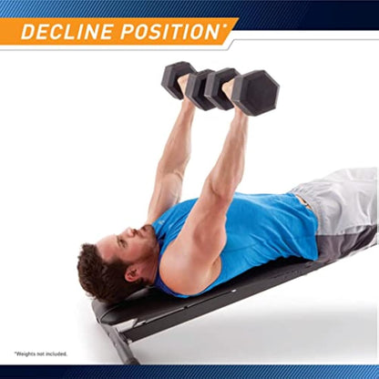 Marcy Utility Bench SB-261, weight bench, incline/decline, adjustable, home gym, full body workout