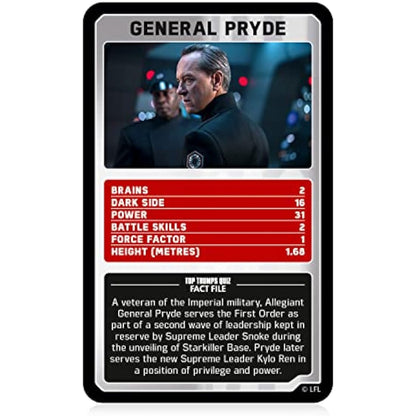 Top Trumps Star Wars Episodes 7-9 Special Card Game, Play with Rey, Han Solo, Chewbacca, Finn, Kylo Ren and General Leia Organa, Educational for 2 plus players makes a great gift for ages 6 plus