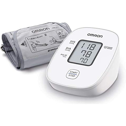 OMRON X2 Basic Automatic Upper Arm Blood Pressure Monitor for Home Use - Clinically Validated BP Monitor with Irregular Heartbeat Detection - BP Machine with BP Cuff 22-32 cm - Batteries Included