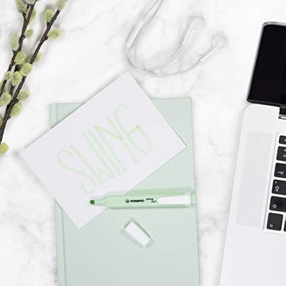 STABILO swing cool Pastel - Highlighter - Deskset of 10 - Assorted Colours