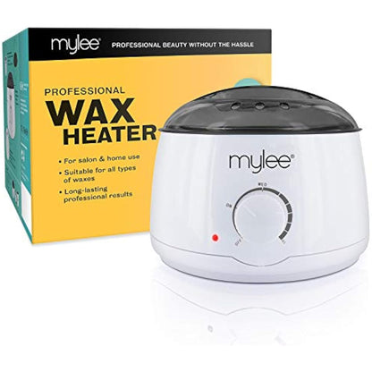 Mylee Professional Wax Heater Warmer with Handle Pot 500ml for Paraffin, Soft & Crème Wax, Salon Quality Hair Removal, Depilatory Waxing Melter, Adjustable Temperature