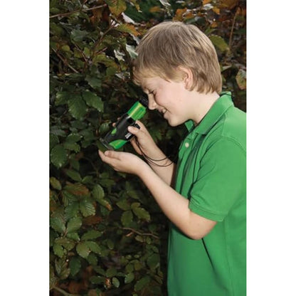 Brainstorm Toys Kids Outdoor Adventure Microscope – Small Portable Microscope with 20x to 40x Magnification, Perfect for Nature Exploration and STEM Learning