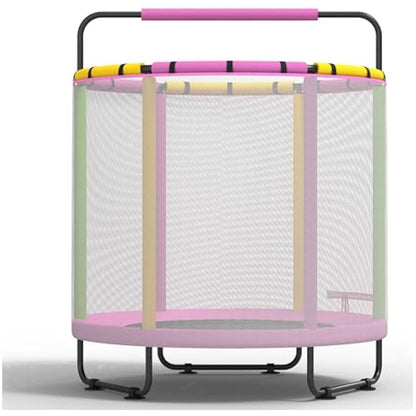 CZCPARY Kids Trampoline，Trampoline for Children，with Basketball Hoop, Swing, Pull Ring, Suitable for Indoor and Outdoor Use，Suitable for Children, Birthday Gifts