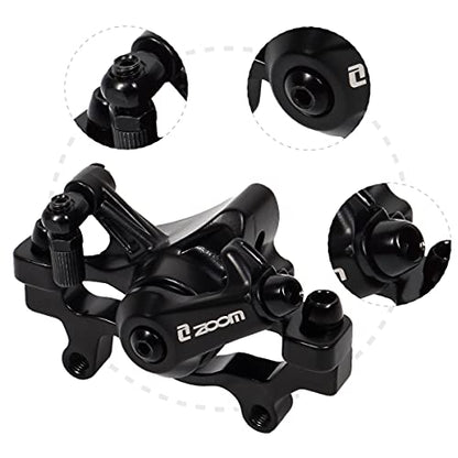 Chooee Bicycle Mechanical Disc Brake Set,Mountain Bike Front and Rear Line Pulling Brake Caliper For MTB ZYZS01