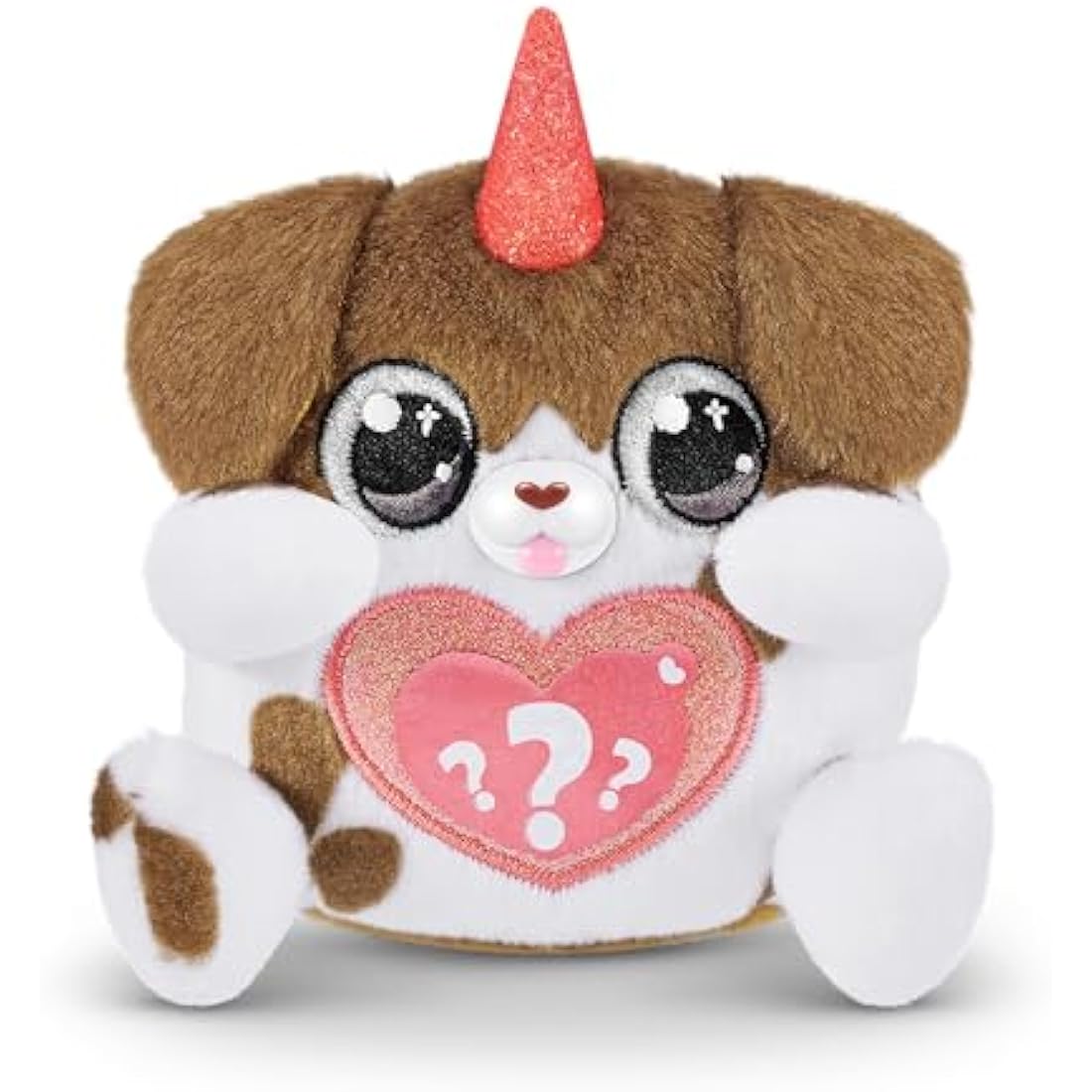 Rainbocorns ZURU Puppycorn Scent Surprise, Brown Dalmatian, by ZURU Surprise Unboxing Soft Toy, Scented Puppy Plush for Girls (Brown Dalmatian)