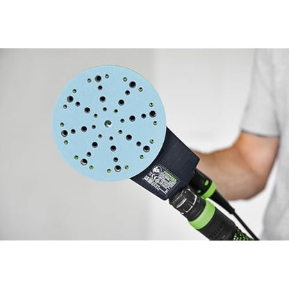 Festool 575165 Sanding Discs Stf D150/48 P150 GR/100, Steel Grey, Grain 150, Set of 100 Pieces