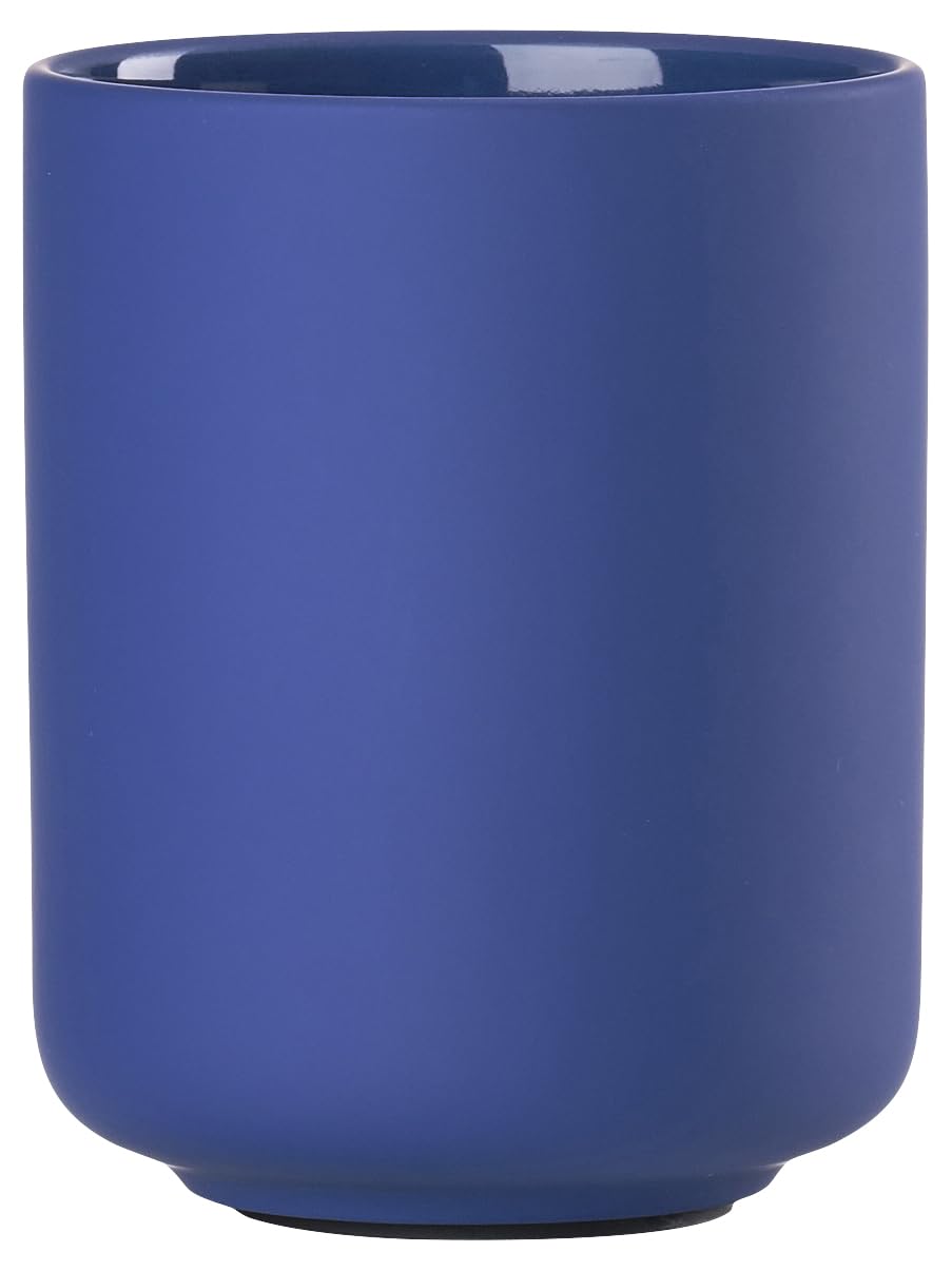 ZONE DENMARK Ume Toothbrush Cup Diameter 8.5 x 10.5 cm Indigo Blue