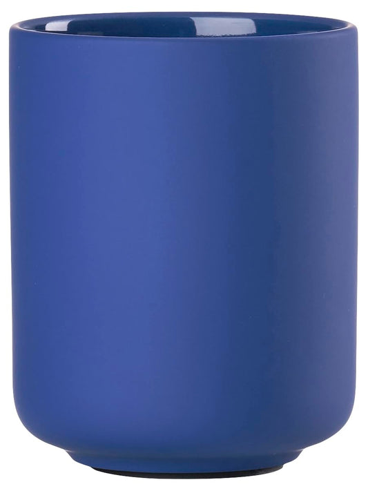 ZONE DENMARK Ume Toothbrush Cup Diameter 8.5 x 10.5 cm Indigo Blue