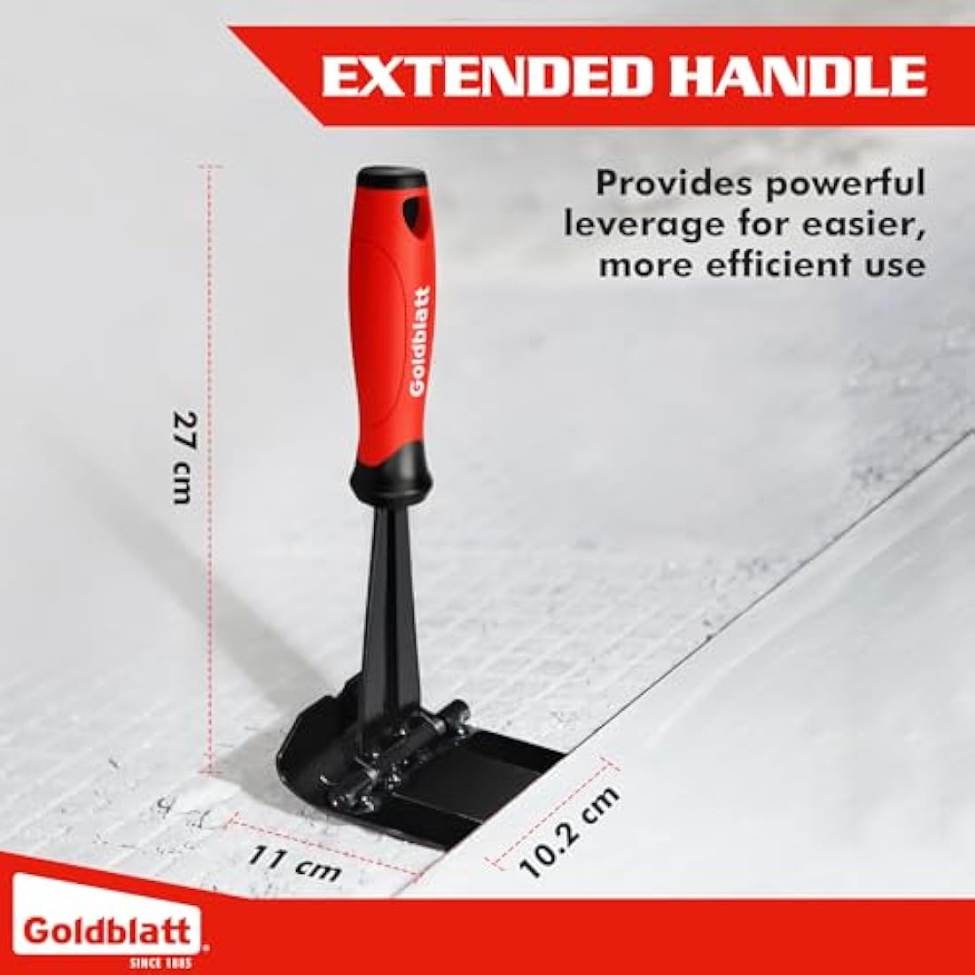 Goldblatt G02807 Trim Puller, Removal Multi-Tool for Commercial Work, Baseboard, Molding, Siding and Flooring Removal, Remodeling,40m