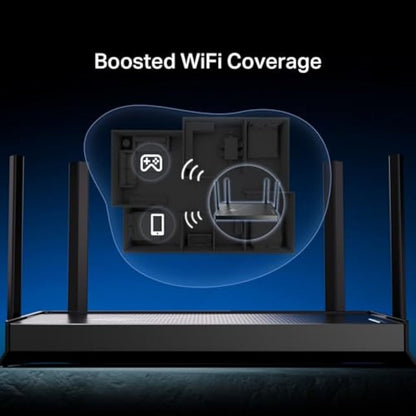 TP-Link Archer BE230 Dual-Band WiFi 7 Router, 3600Mbps Lightning-Fast Speeds, 2x 2.5G WAN/LAN and 3x 1Gbps LAN Ports, USB 3.0 Port, VPN WiFi Router, HomeShield Security, Easy Setup, EasyMesh