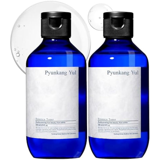 Pyunkang Yul Facial Essence Toner Bundle - Face Moisturizer Skin Care Korean Toner for Dry and Combination Skin Types, Astringent for Face 200ml (Pack of 2)