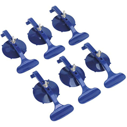 Sealey Suction Clamp Set, 81mm x 258mm x 193mm, Blue, 6 Pieces - RE006
