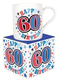 The Big Card Company Birthday Male Gift Mug 18th 21st 30th 40th 50th 60th (60th) Simon Elvin