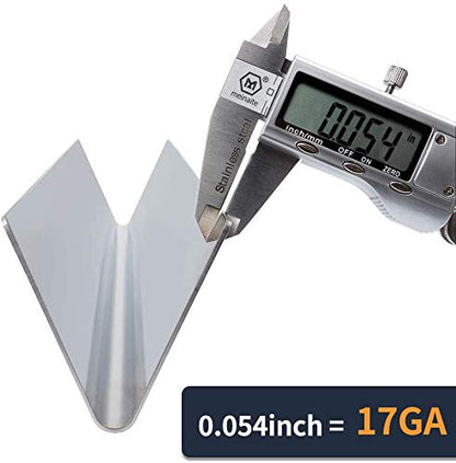 LOKHING 44.5 CM 7620 Flavorizer Bars for Weber Genesis 300 Series (with Front Control Knobs), Stainless Steel Heat Plate Replacement for Weber E-310