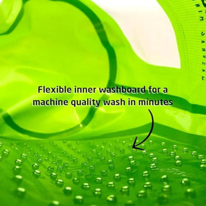 Scrubba MINI Wash Bag – Ultra-Compact Portable Washing Machine – Pocket-Size Clothes Washer for Travel, Camping & Hiking – Dry Bag & Laundry Essentials – Use with Detergent or Hand Soap – 70g
