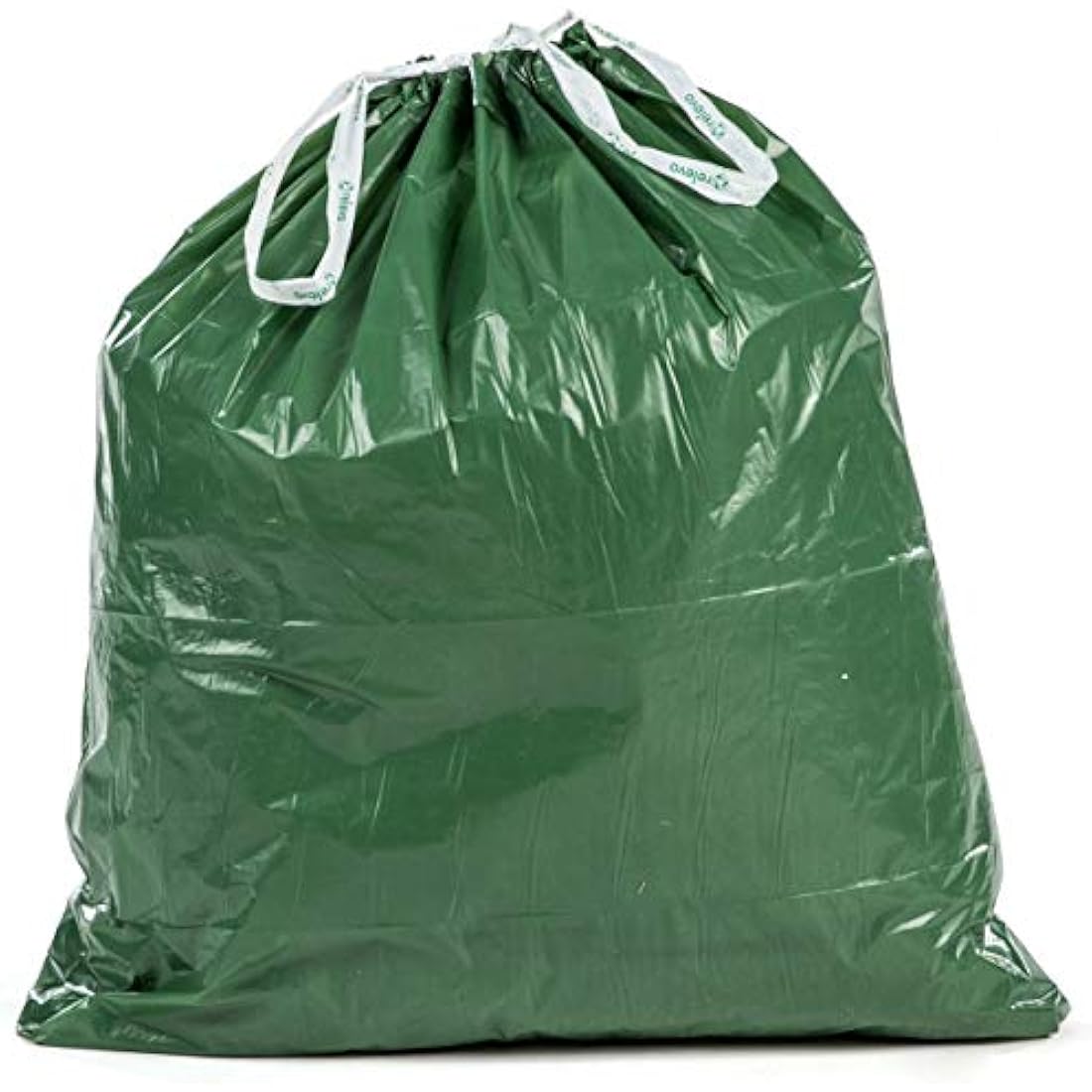 Relevo 30 Litre Bin Bags – Made from 100% Recycled Material. Green Bin Bags 30L – 55 cm x 60 cm. Includes 90 units of 30L Bin Liners with Drawstrings.