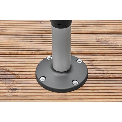 Gardena Patio Hose Box Rollup S: Weatherproof Box with roll-up Technology and 15m Hose, Irrigation of Small Gardens with Patio, Automatic retraction, White (18607-20)