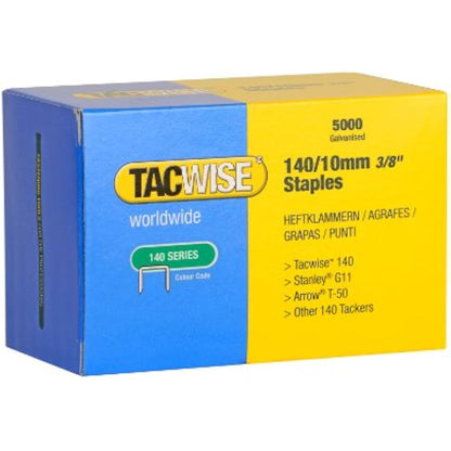 Tacwise 1783 A11 ECO Hammer Tacker with 60,000 140/10mm Staples, Uses Type 140/6-10 mm Staples