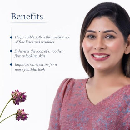 Blue Nectar Bakuchiol Serum for Face with Babchi Oil Extract | Ayurveda Retinol Free Face Serum for Aging Skin | Oil Free Face Moisturizer for Women & Men (10 Herbs, 30ml)