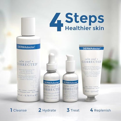 DERMAdoctor Ceramide Cream with Vitamin C E + Ferulic Acid | Barrier Repair Moisturizer for Face; Dermatologist Formulated Fragrance Free Age Fighting Face Cream for Sensitive Skin - 55 ml