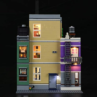 BRIKSMAX Led Lighting Kit for LEGO Creator Expert Police Station - Compatible with Lego 10278 Building Blocks Model - Remote Control Version