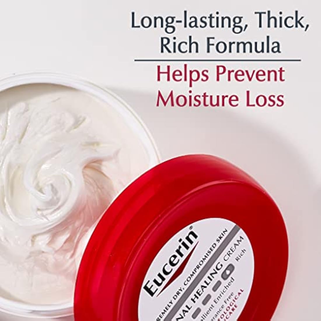 Eucerin, Original Healing, Creme for Very Dry, Sensitive Skin, Fragrance Free (pack of 2)