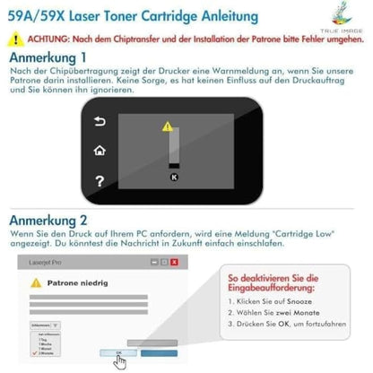 TRUE IMAGE Compatible CF259A Toner Cartridge for HP 59A Laserjet Pro M404dn Toner M404dw MFP M428fdw M428dw M428fdn M404n M304n M304dn M406 M430 M428 M404 M304 59X CF259X (Black, 1-Pack)