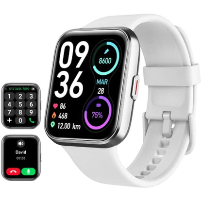 Smart Watch for Women(Answer/Make Call), Alexa Built-in 1.8" Touch Screen Fitness Watch with SpO2 Heart Rate Sleep Monitor, 100 Sport, IP68 Waterproof Step Counter Ladies Smartwatch for iPhone Android