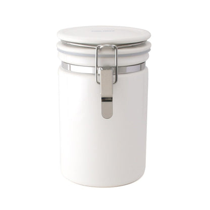 Zero Japan Coffee Canister 200 White 800cc CO-200 WH Storage Container, Made in Japan, Mino Ware