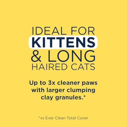 Ever Clean Clumping Cat Litter, Scented Cat Litter, Litterfree Paws, Long-lasting Freshness, Dust-Free Formula, 10 l (Pack of 1)