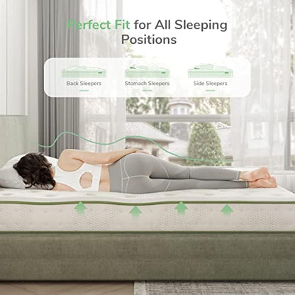 Novilla Gel Memory Foam Pocket Sprung Mattress, 7 Inch Single Mattress Medium Firm, 3FT Hybrid Mattress with Skin-friendly Oeko-tex Fabric and Breathable CertiPUR-US Foam 90x190x18cm