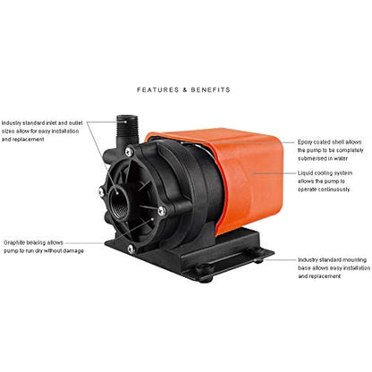 Seaflo 31 LPM (500 GPH) Marine Air Conditioning Seawater Circulation Pump 230V