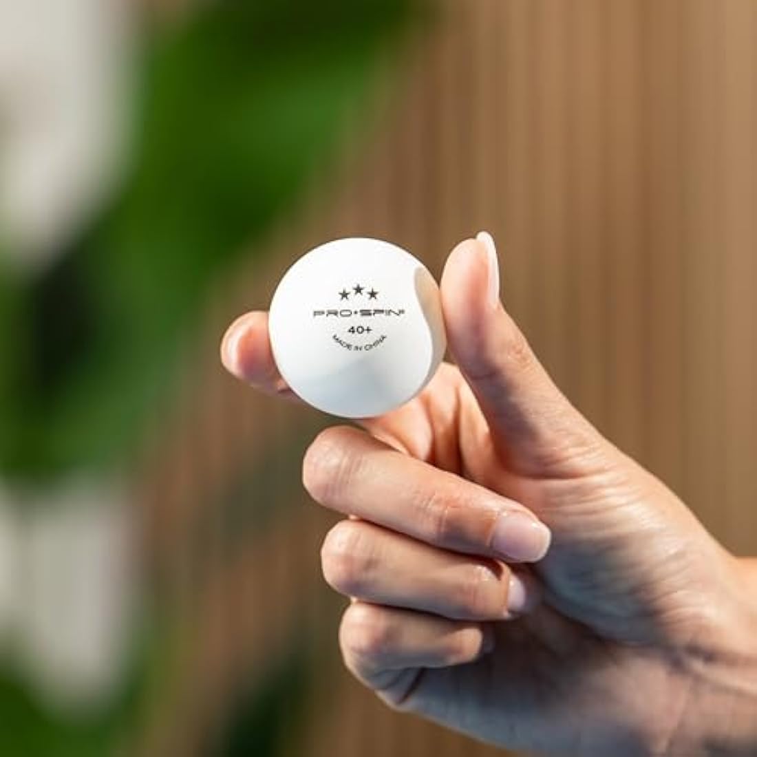 PRO SPIN Ping Pong Balls - White 3-Star 40+ Table Tennis Balls | High-Performance ABS Training Balls | Ultimate Durability for Indoor & Outdoor Table Tennis