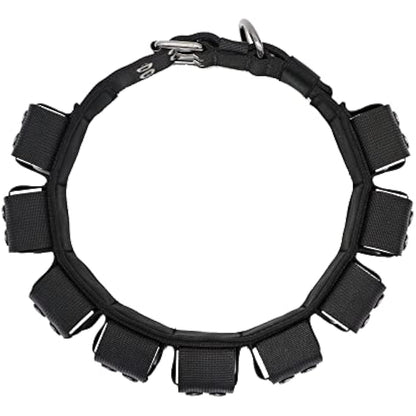 Walktime Tactical Weighted Dog Collar - Weights for Training & Exercise - Small, Medium, Large Dogs