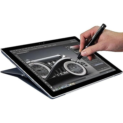 Broonel Black Fine Point Digital Active Stylus Pen - Compatible With ASUS C433 Full HD 14 Inch Touchscreen ChromeBook Flip