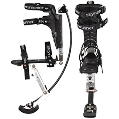 Skyrunner Kangaroo Shoes pogo Jumping stilts for Kids Child Youth weight load range 30-50kg Black