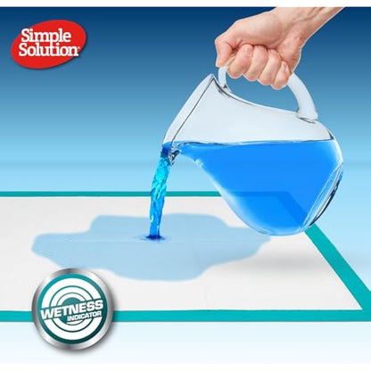 Simple Solution Absorbent Premium Dog and Puppy Training Pads -Pack of 14