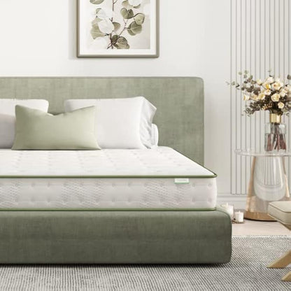 Novilla Gel Memory Foam Pocket Sprung Mattress, 7 Inch Single Mattress Medium Firm, 3FT Hybrid Mattress with Skin-friendly Oeko-tex Fabric and Breathable CertiPUR-US Foam 90x190x18cm