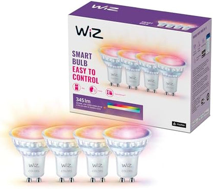 WiZ Smart LED Glass Bulb, Smart Connected WiFi Works with Alexa, Google Assistant & HomeKit, Dynamic Scenes on App, Bedroom, Kitchen, TV, Party, 4 Pack, Halloween Decorations