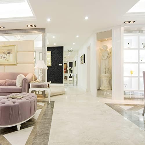 Recessed Ceiling Spotlights 20 Pack Round White Downlight Fittings 30°Tilt Swivel Mounted Frame Trim Rings with GU10 Lamp Holders 240V