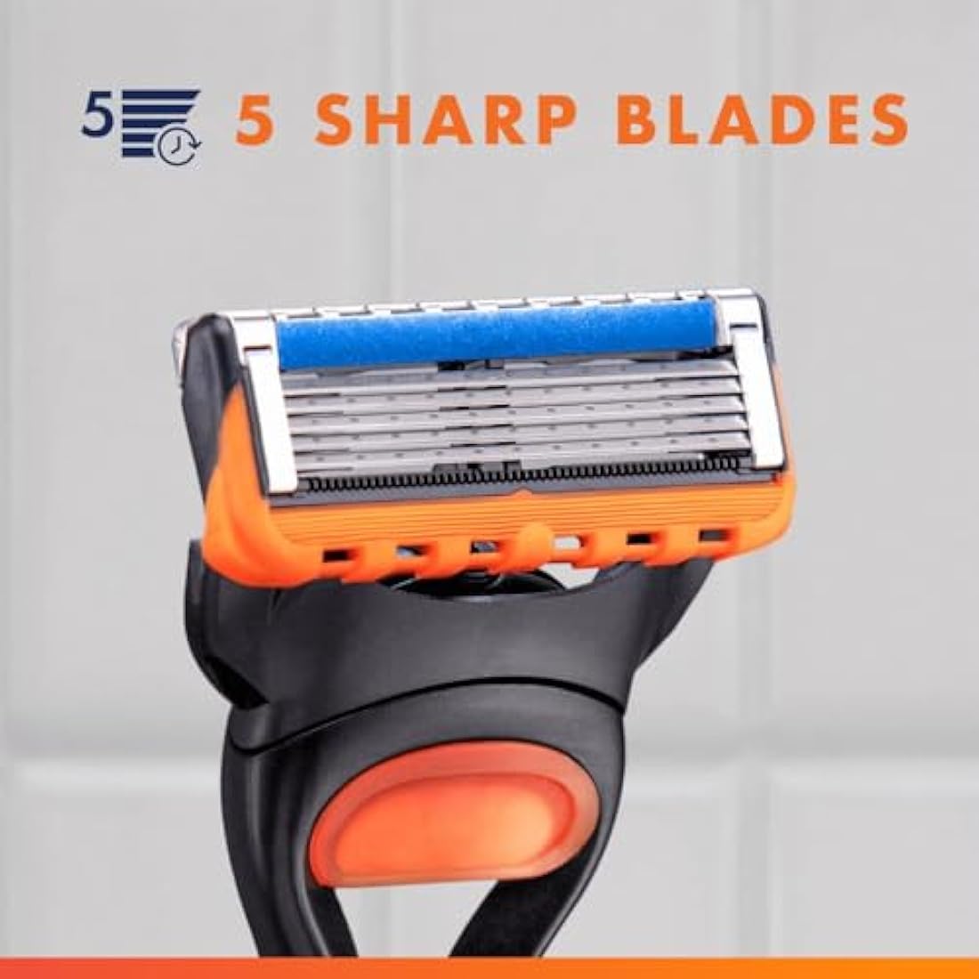 Gillette Fusion5 Razor for Men, 1 Gillette Razor, 10 Blade Refills