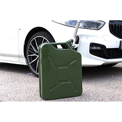 Streetwize - 20L Metal Jerry Can, Green - Fuel Storage, Petrol Can, Diesel Can, Water Storage Container (SWJC20)