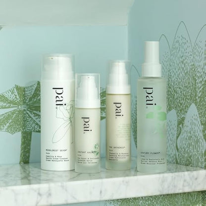 Pai Skincare Middlemist Seven Cream Cleanser 150ml, for Sensitive Skin, Gentle Face Cleanser with Camellia & Rose, Includes Organic Cloth, Sensitive Face Wash for Blemishes, Redness & Rosacea