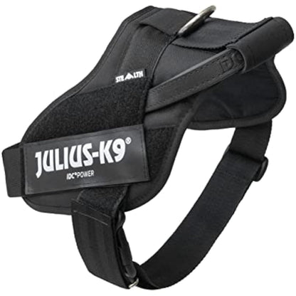Julius-K9 16STEALTH-P-2 IDC Stealth PowerHarness for Dogs, Size 2, Black