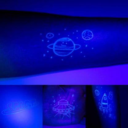 BONNYCO Invisible Ink Pen and Notebook, Pack 16 Space Party Bag Fillers for Kids, Pinata Toys | Birthday Decorations | Stocking Fillers for Kids Birthday | School Prizes, Space and Universe Gifts