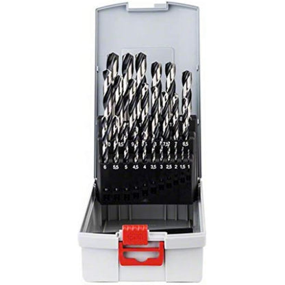 Bosch Professional 25-Piece PointTeQ HSS Twist Drill Bit Set (for Metal, ProBox, Drill Driver Accessories)