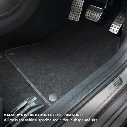 Seat Alhambra (2010+) [7 Seat] Car Mats Accessories Tailored Fit Carpet Floor Mats Non Slip Black Trim Full Coverage Compatible Accessory Front Rear Set Anti Slip Granulated Backing Clips