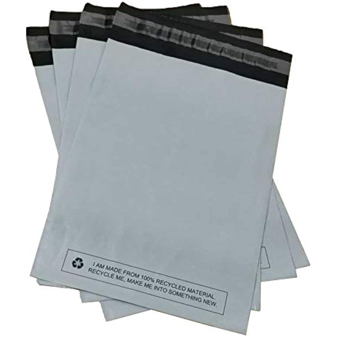 Large 50x Grey Mailing Bags 17” x 22” Polythene Self Seal Big Plastic Envelopes 100% Recyclable - Parcel Postal Postage Packaging Bags Strong Packaging Bags